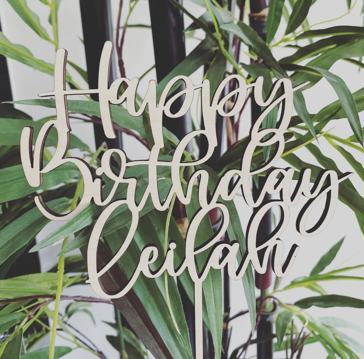 Happy Birthday (Name) - Cake Topper