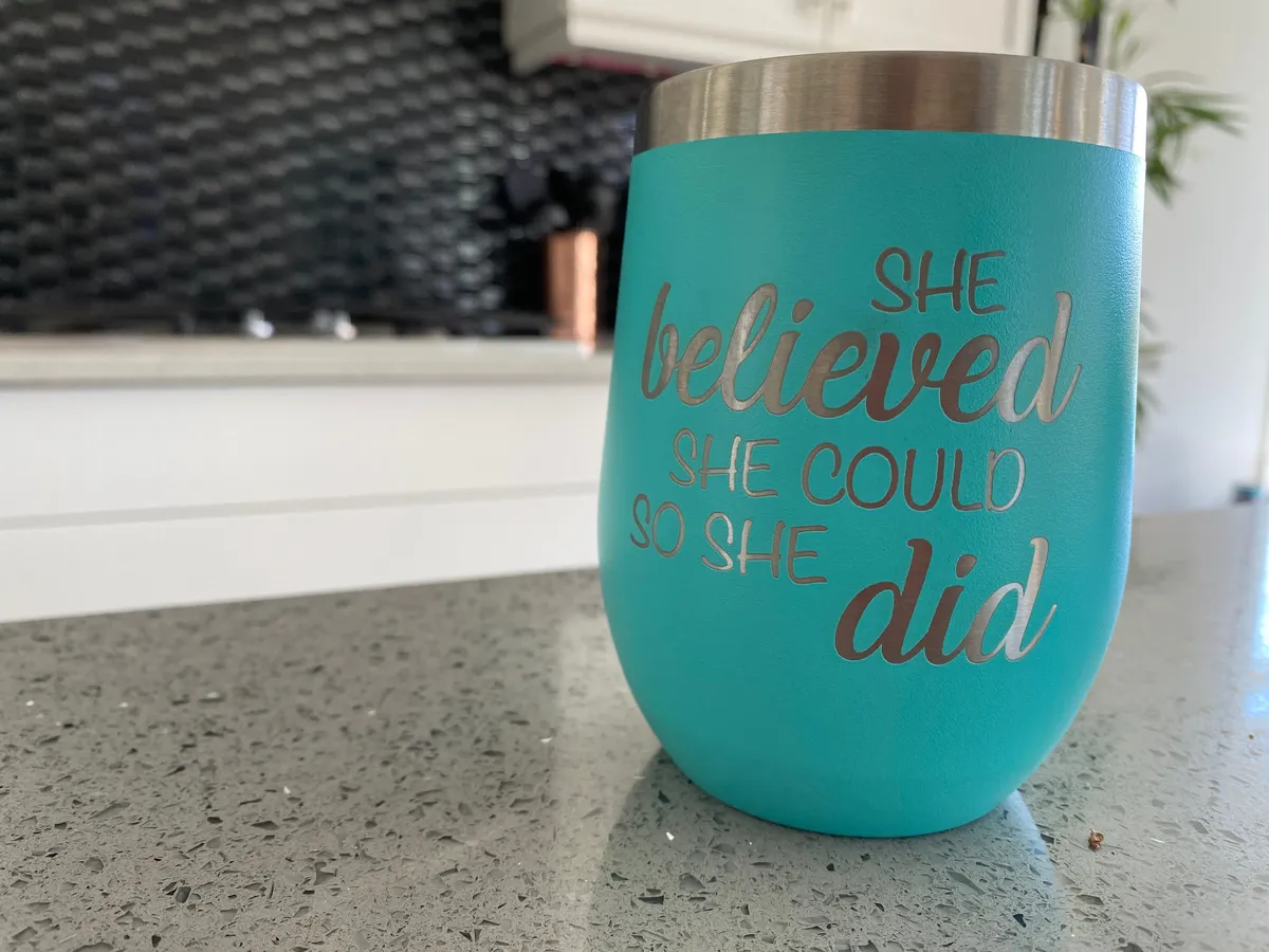 12oz Wine Tumbler view 4