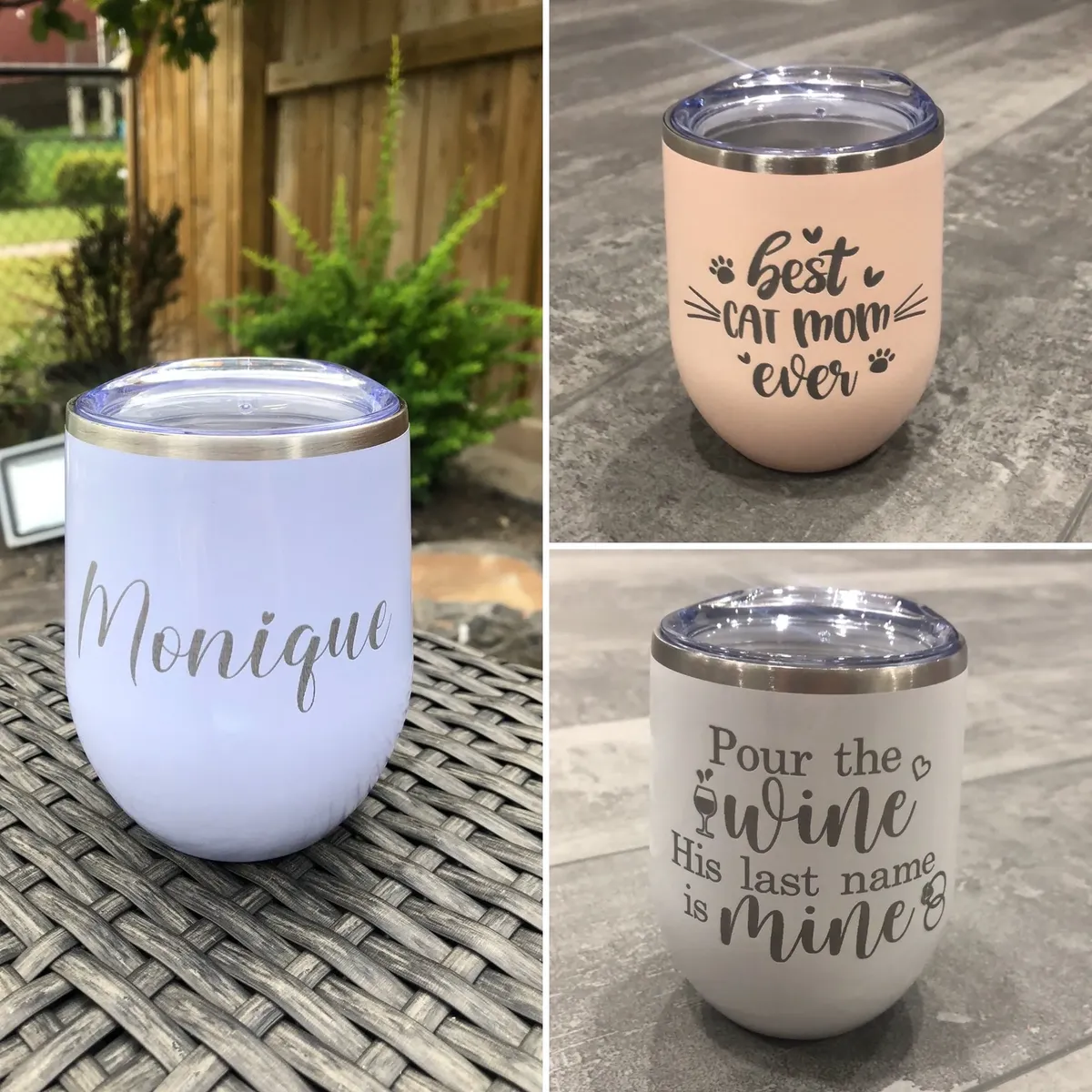12oz Wine Tumbler view 3