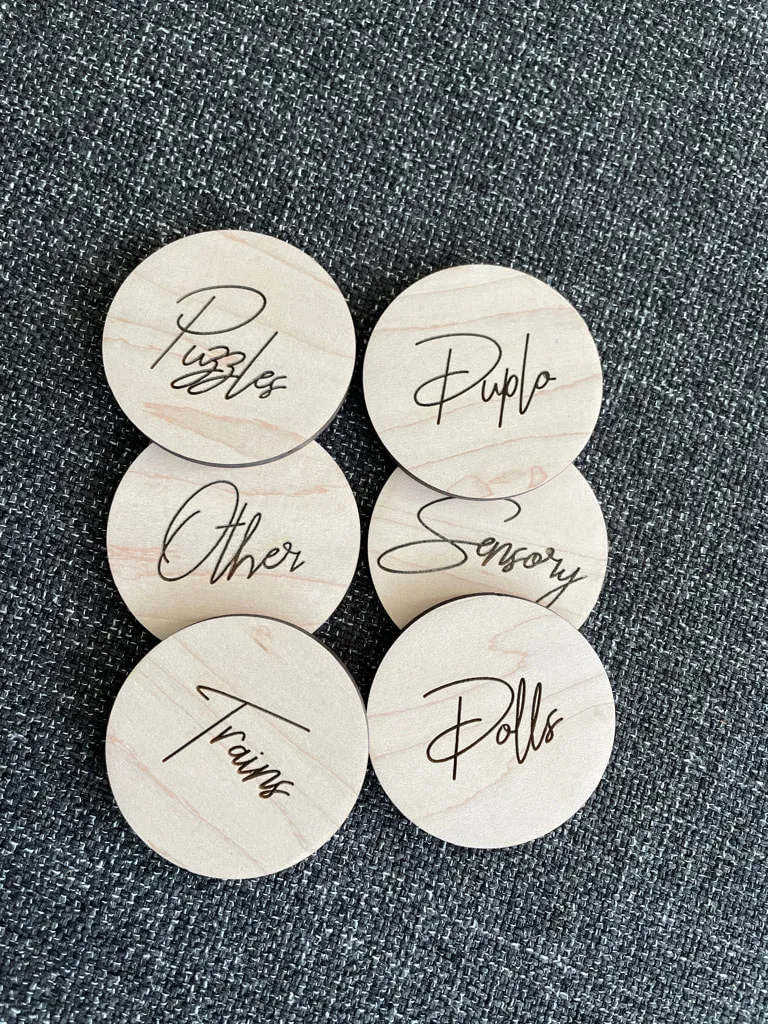Round Basket Tags