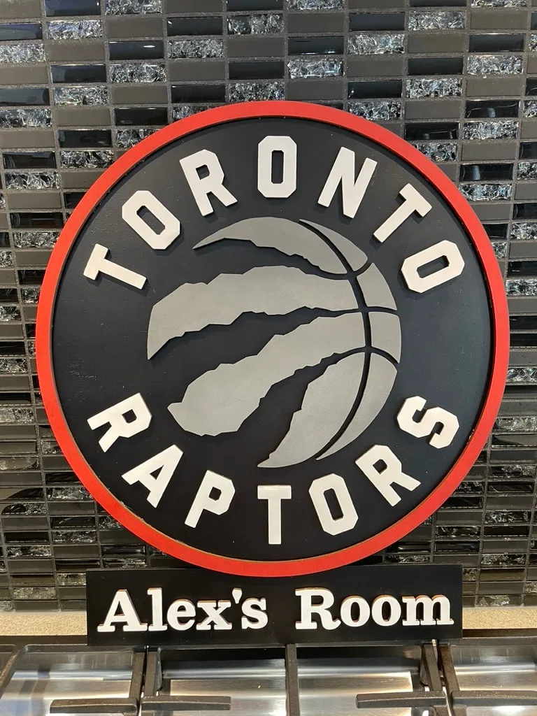Toronto Raptors Logo - Room Sign