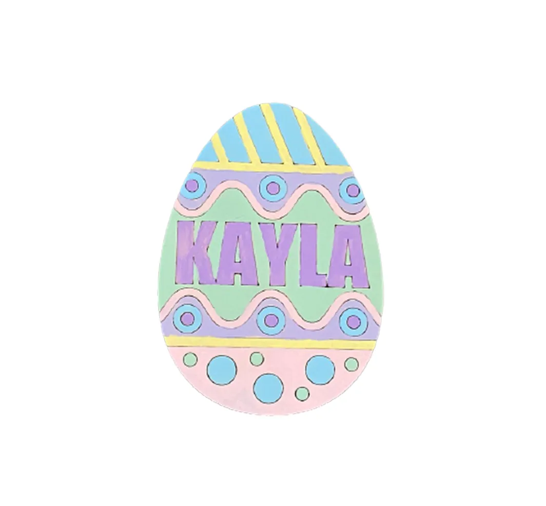Easter egg with Name view 2