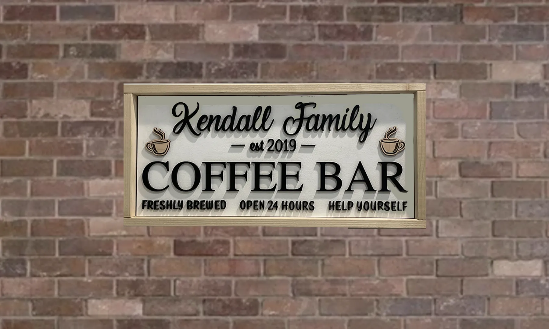Personalized Coffee Bar Sign