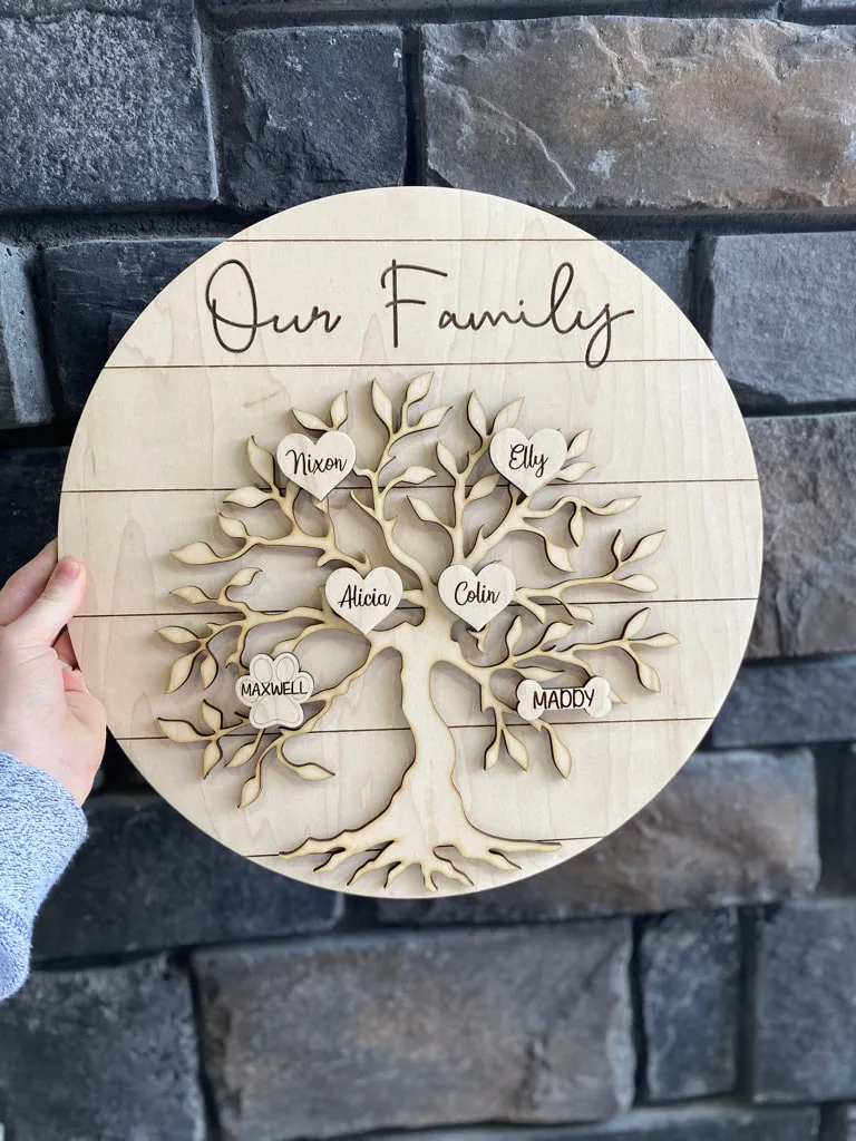 14" Our Family Tree view 3