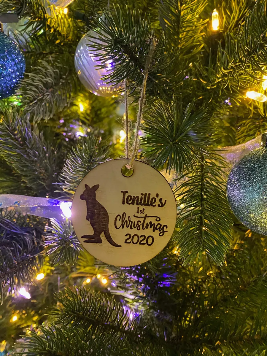 Christmas Wood Ornament view 3