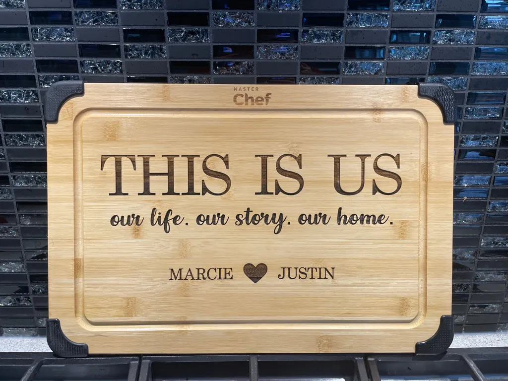 12x18 Bamboo Cutting Board view 11