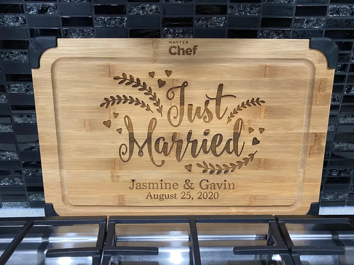 12x18 Bamboo Cutting Board view 14