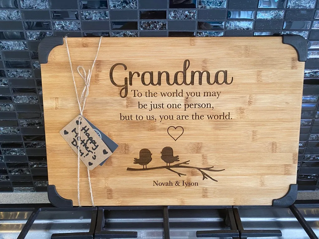 12x18 Bamboo Cutting Board view 4