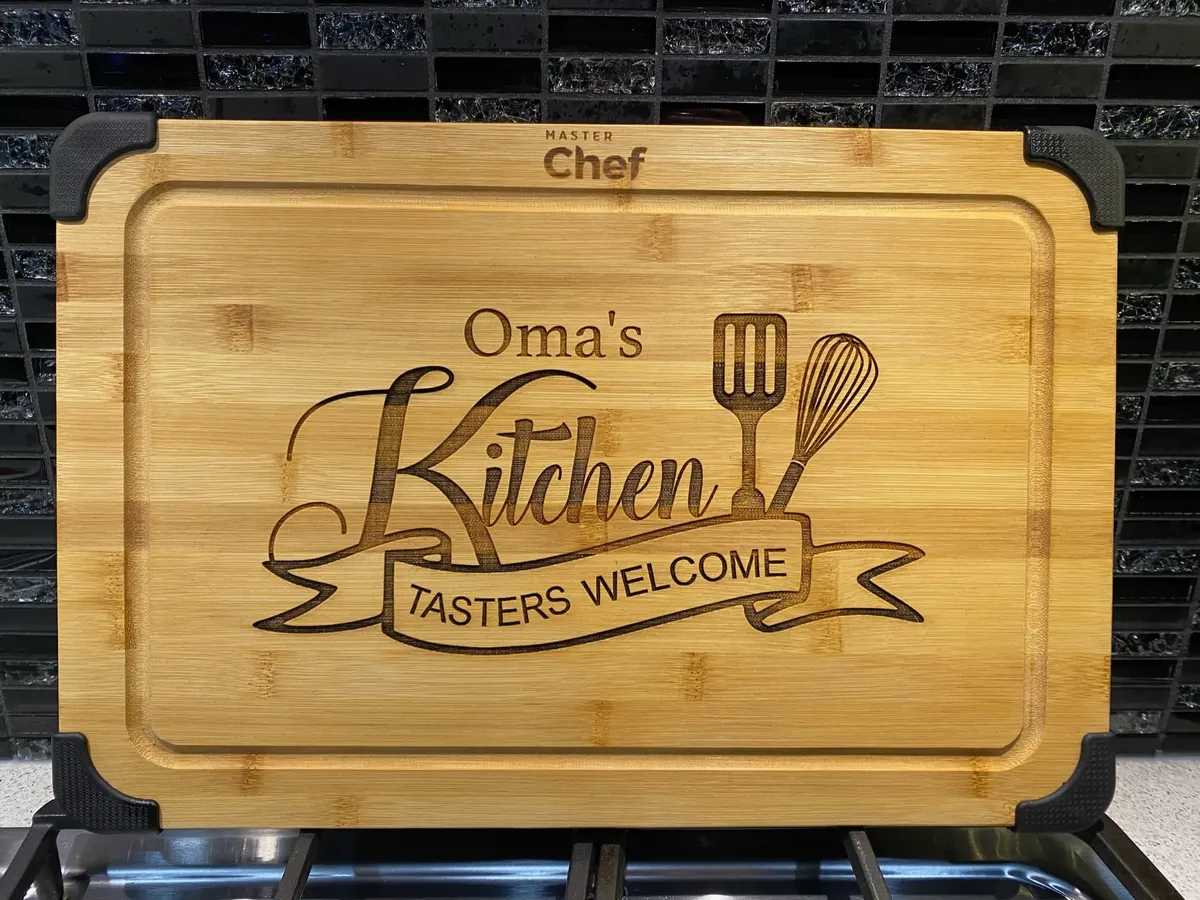 12x18 Bamboo Cutting Board view 18