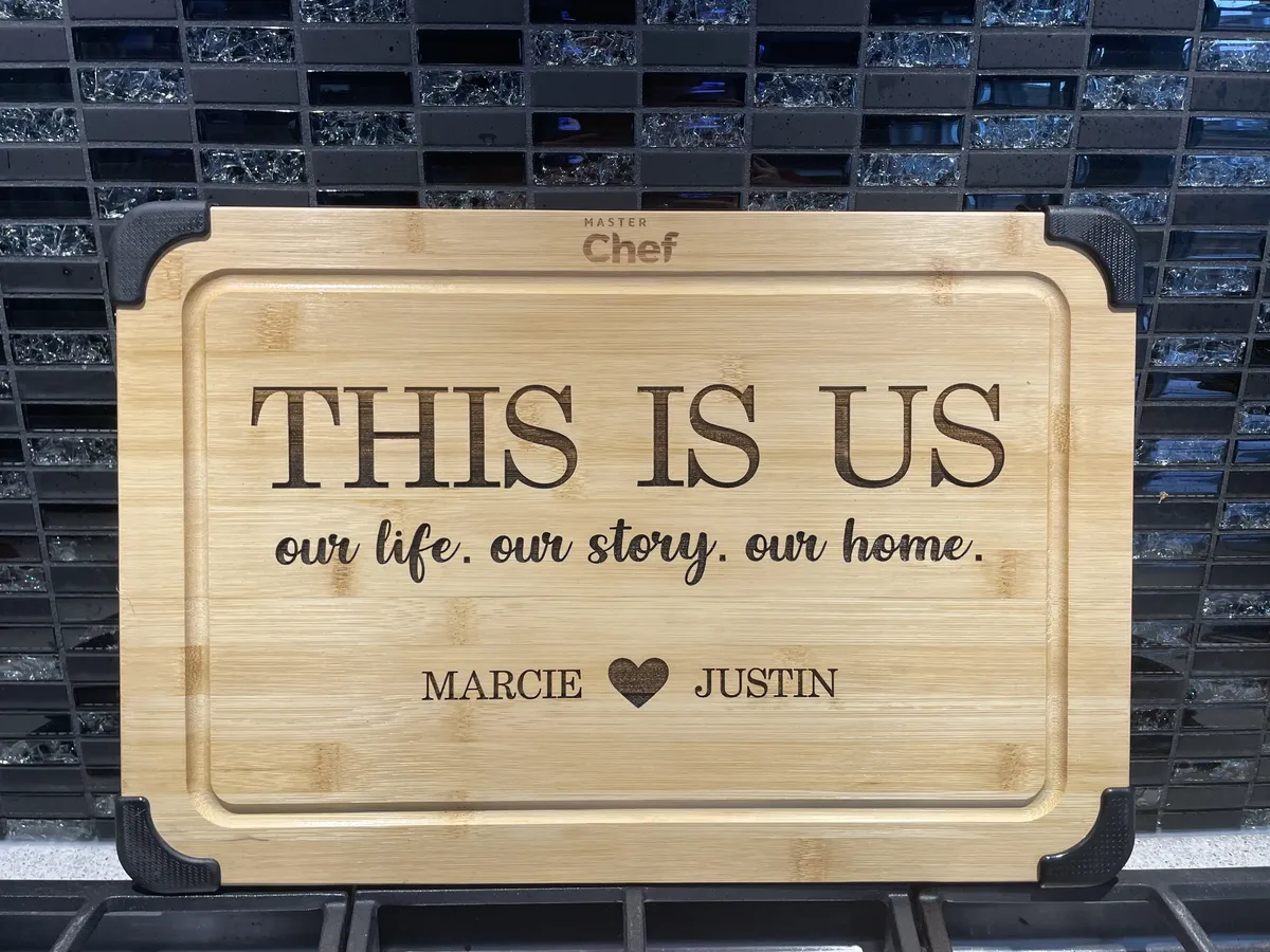 12x18 Bamboo Cutting Board view 6