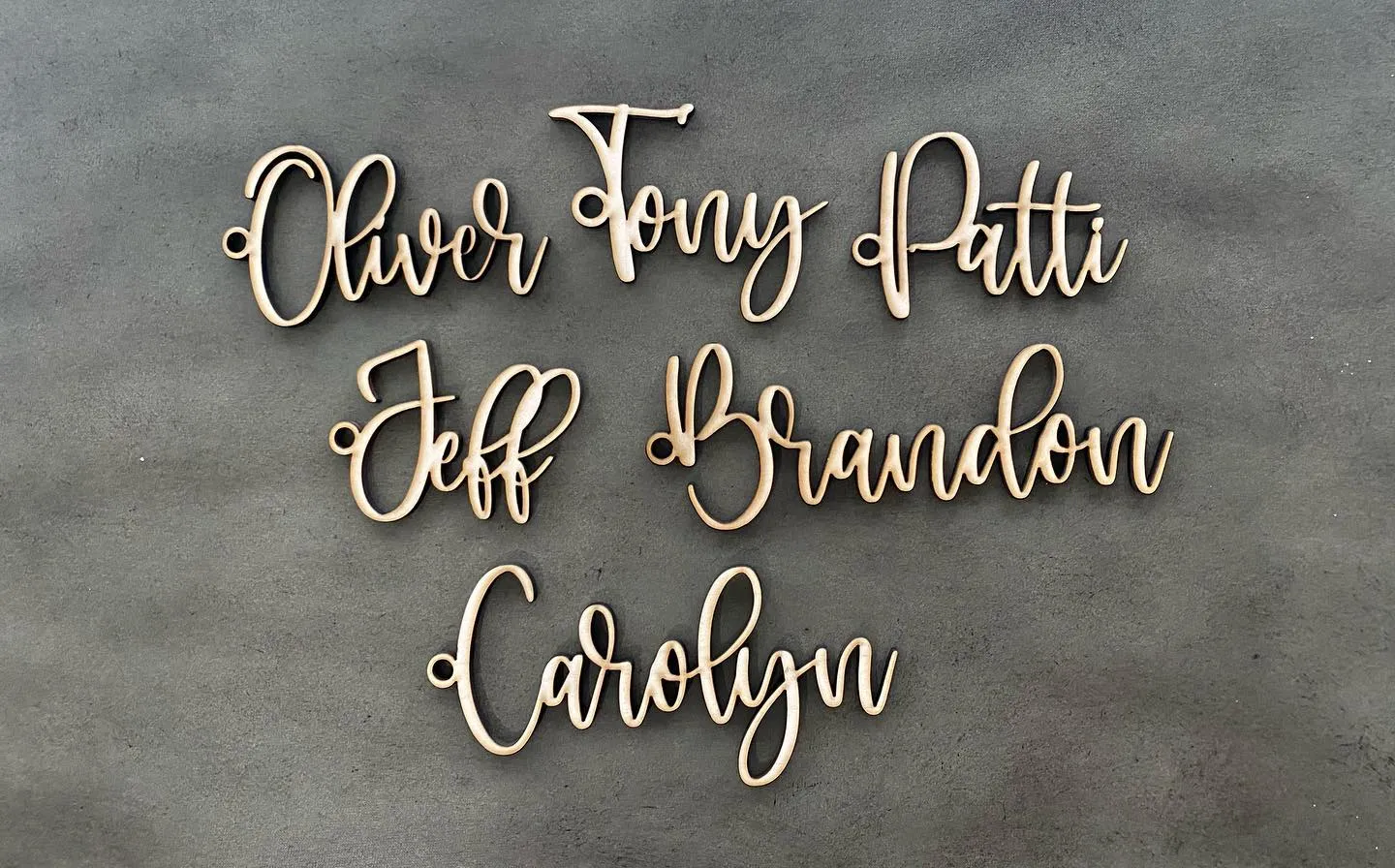 Stocking Name Cut Out