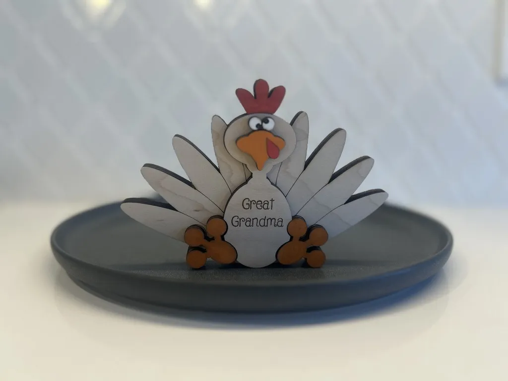 Turkey Thanksgiving Place Settings