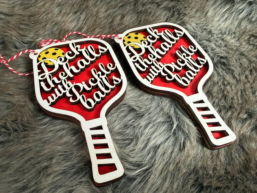 Deck the halls with pickle balls view 2
