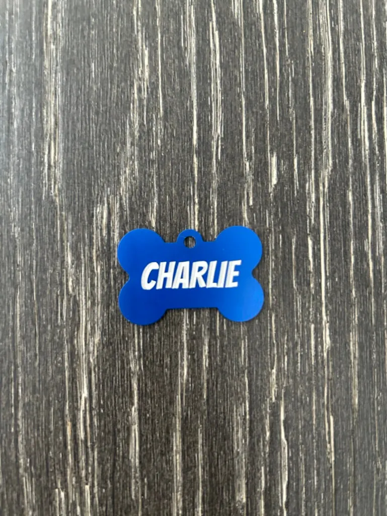 Dog Name Tag view 2