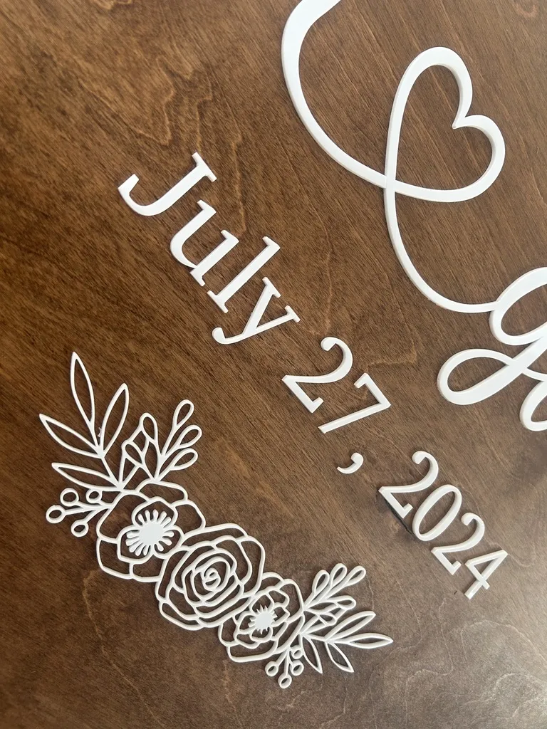 Wedding Welcome Sign view 4