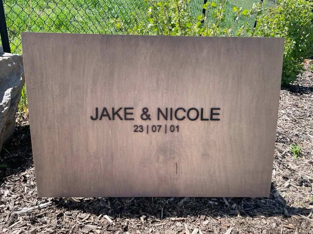 Wedding Welcome Sign