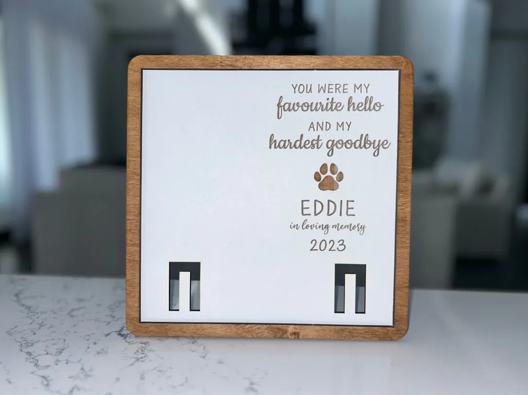 Dog Memorial Plaque
