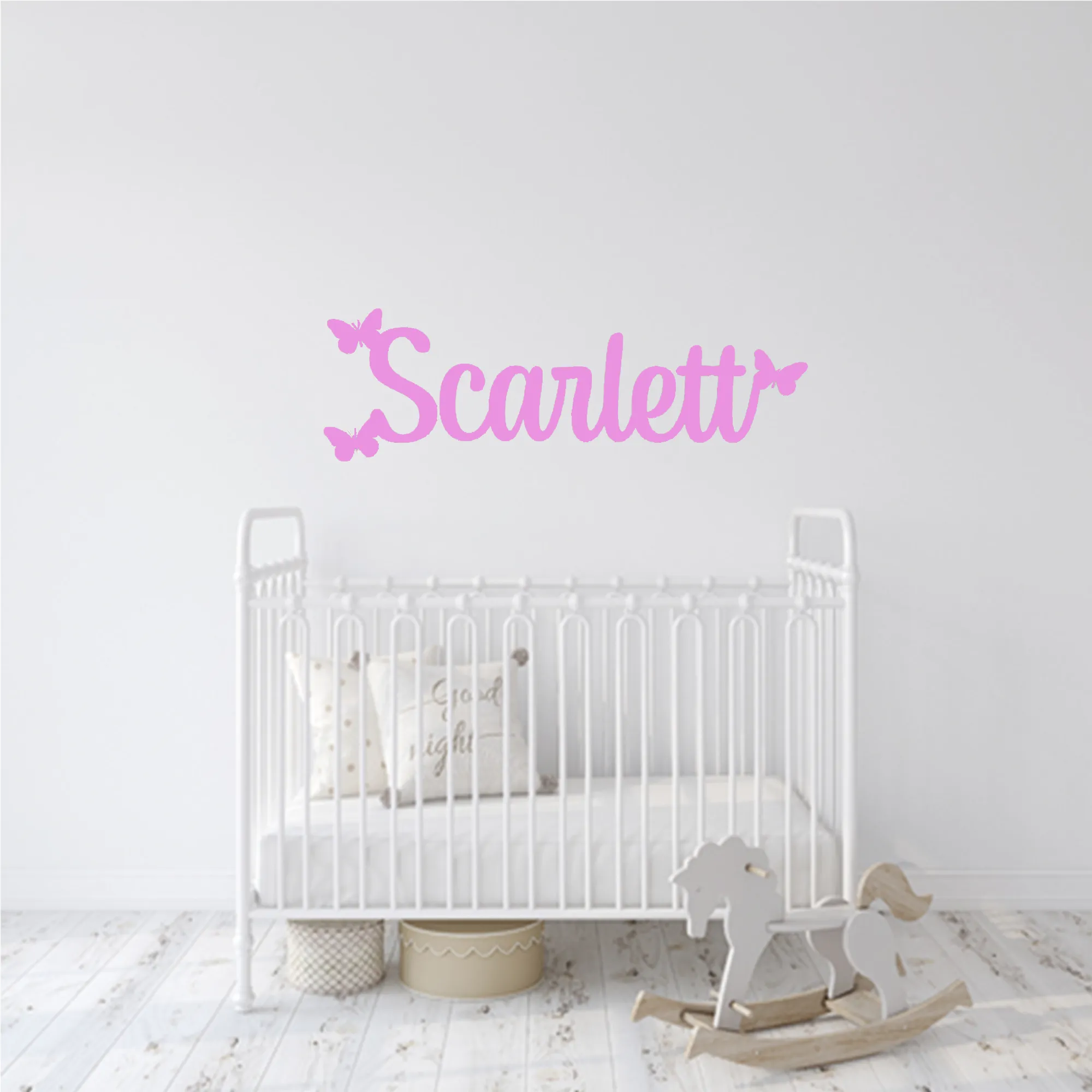 Name Cut out w/ butterflies