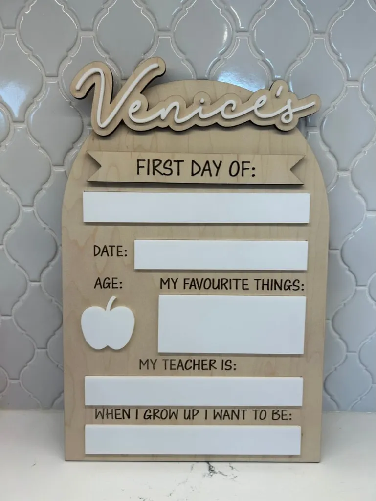 Back to School Sign/First + Last day of view 3