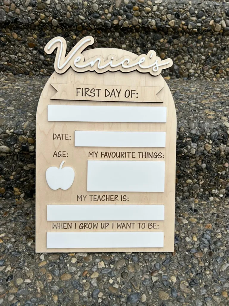 Back to School Sign/First + Last day of view 4