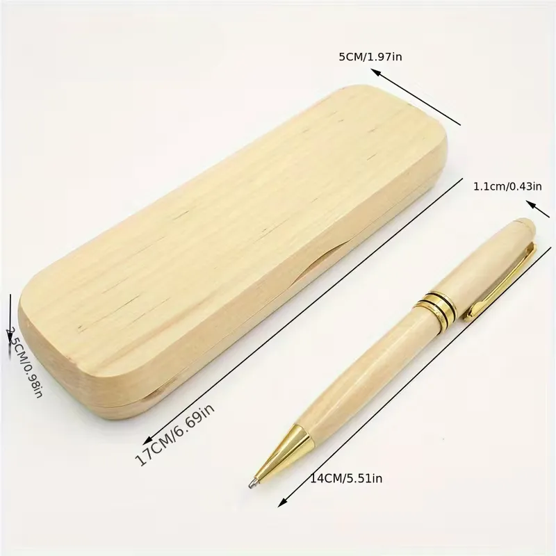 Bamboo Pens with Case view 3