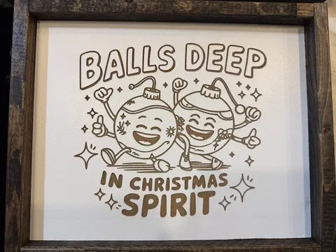 Balls deep in christmas spirit