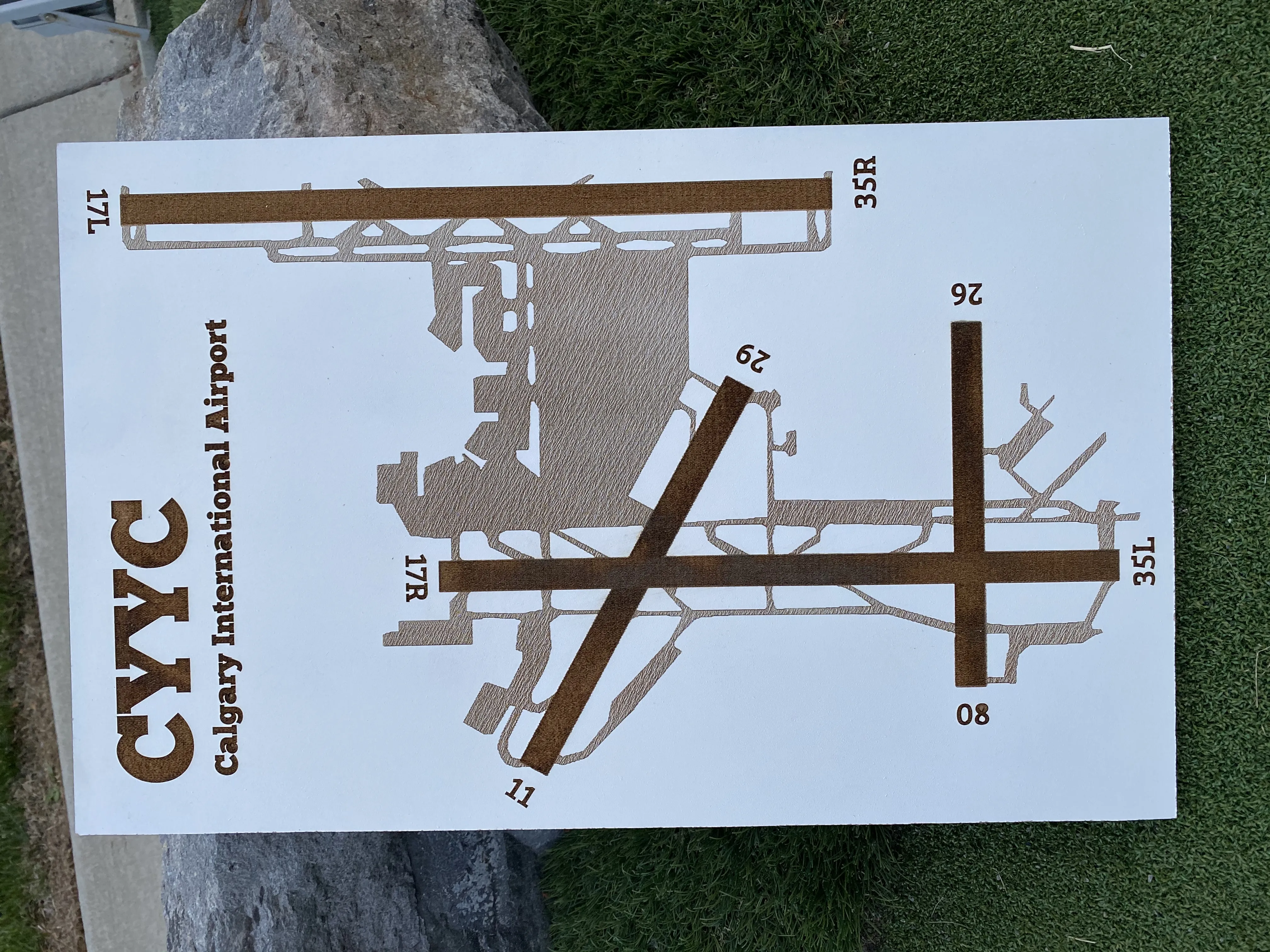 Airport Runway Sign 19x12