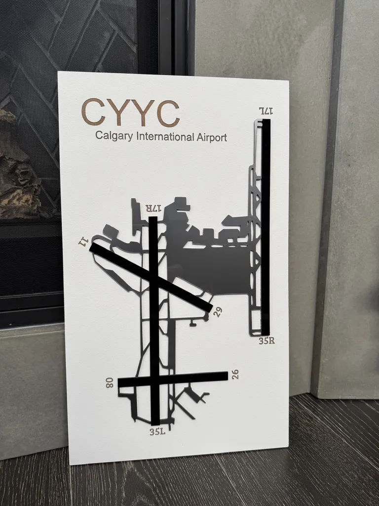 Airport Runway Sign 18x12 view 2