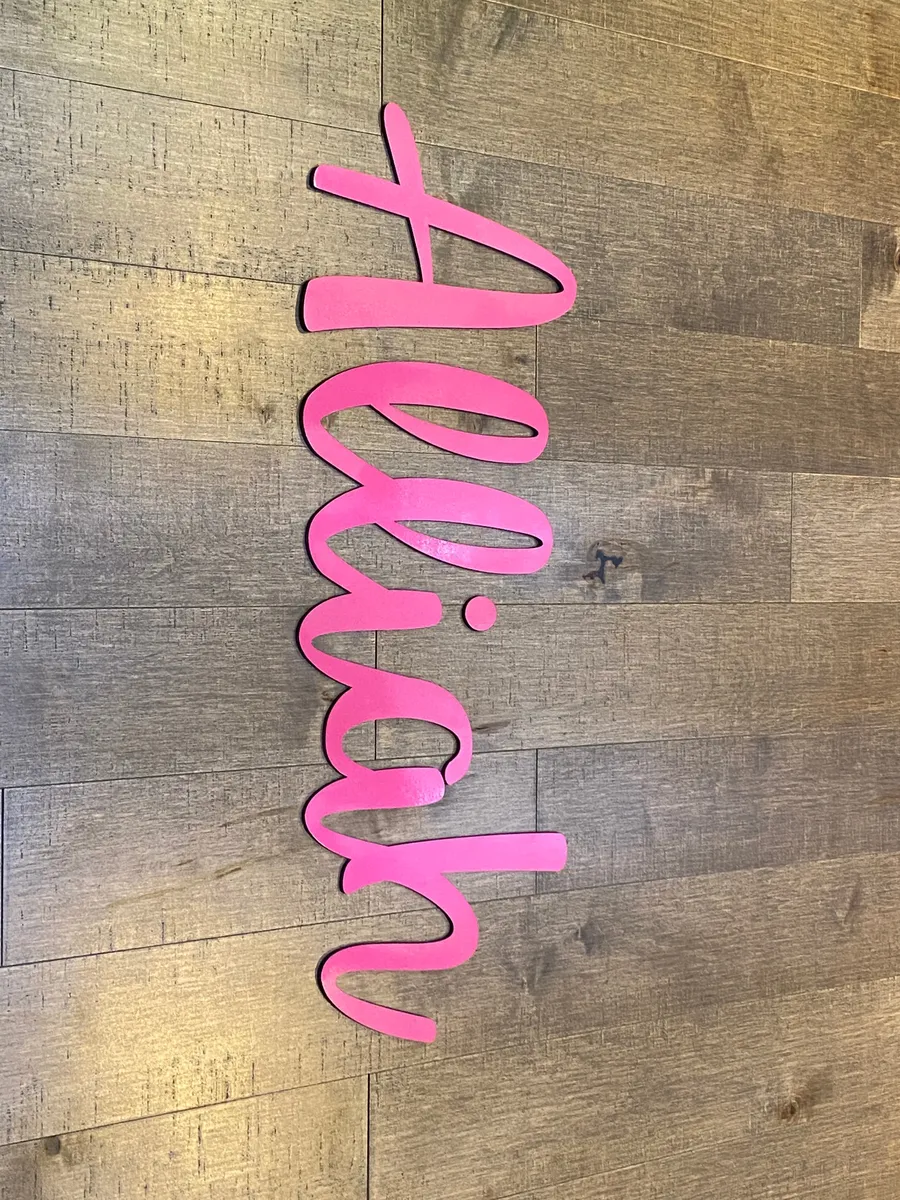 Name Cut Out - STANDARD Size (Any font) view 5