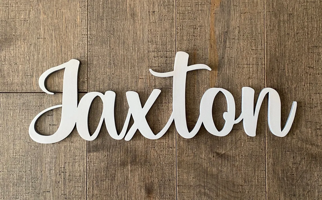 Name Cut Out - STANDARD Size (Any font) view 3