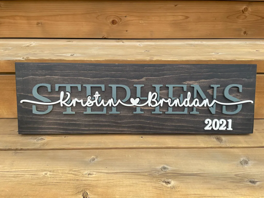 24" Name Board view 4