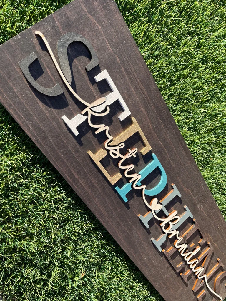 24" Name Board view 2