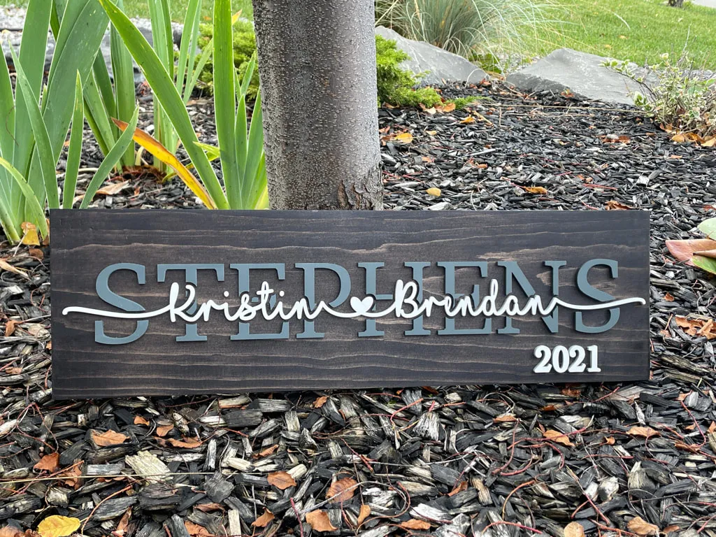24" Name Board