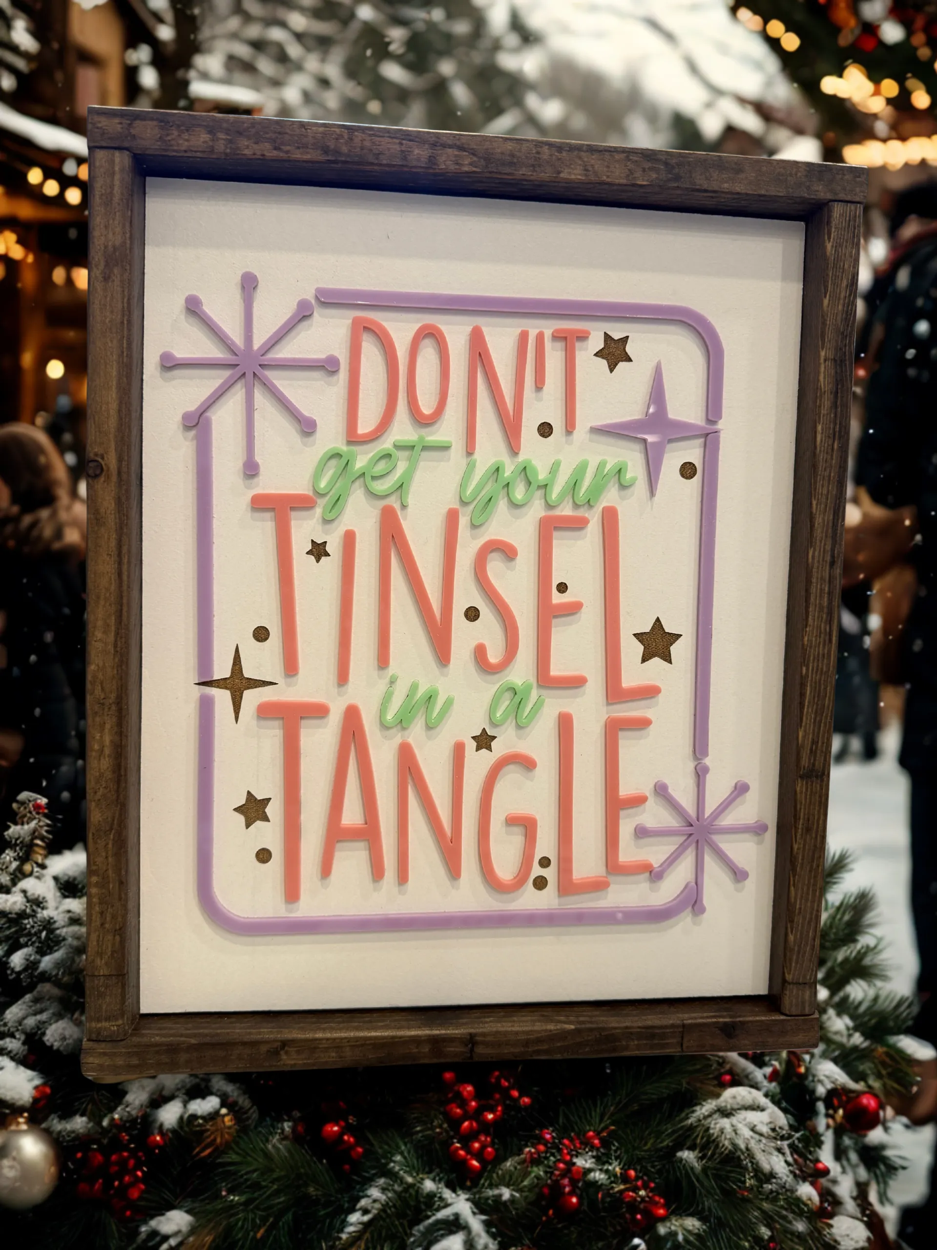 Don't get your tinsel in a tangle
