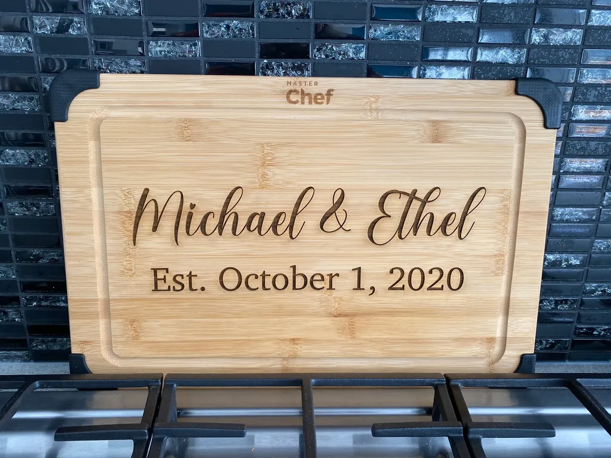 12x18 Bamboo Cutting Board view 1