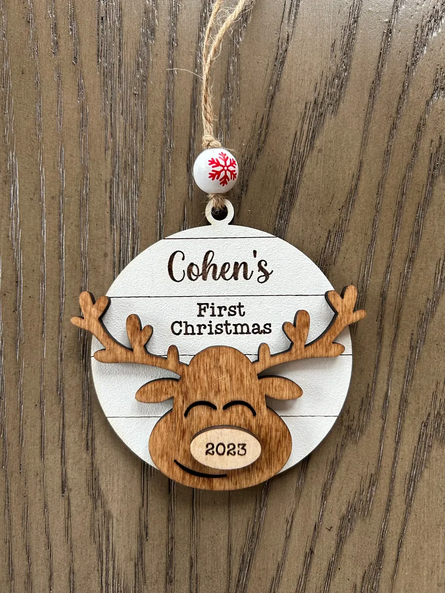 Deer - First Christmas Ornament