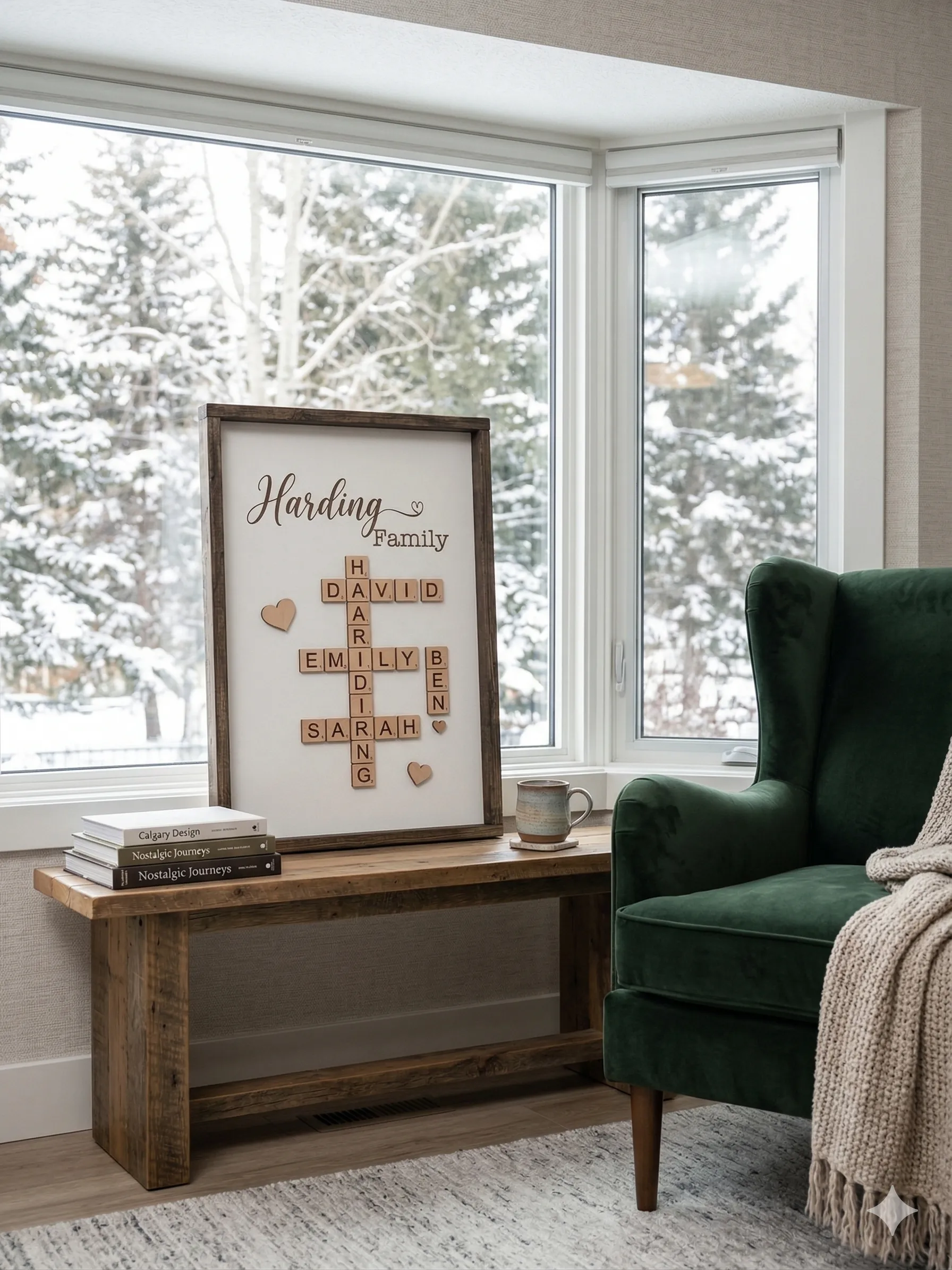 Scrabble Name Sign