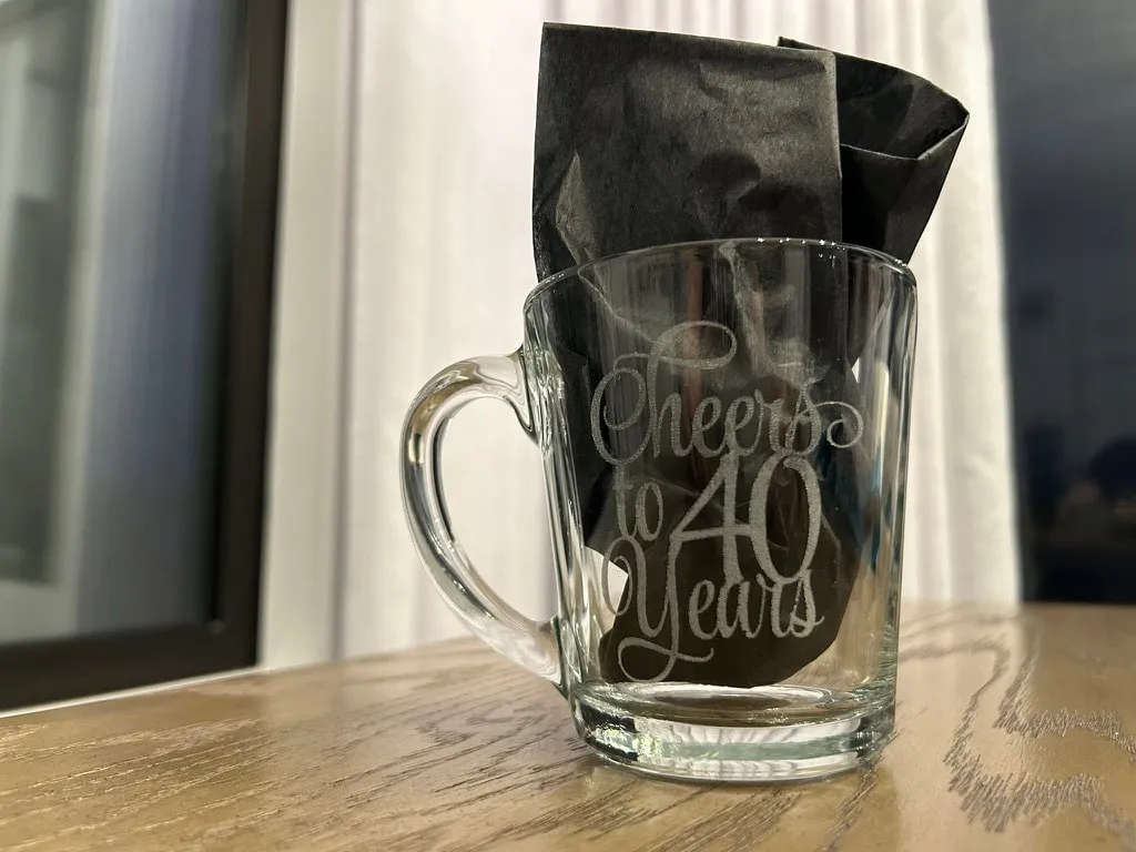 Glass Mug view 2
