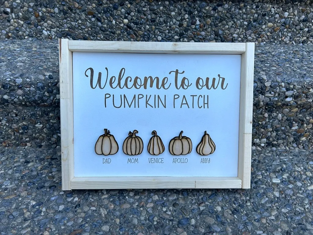 Pumpkin Patch Sign