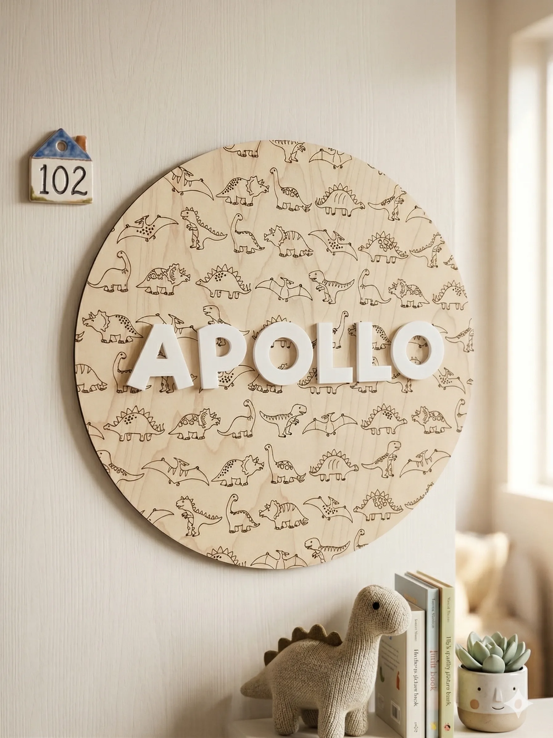 Dinosaur Room Sign